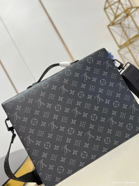 Official oldcobbler LOCK BRIEFCASE VUITTON S LOUIS 0818